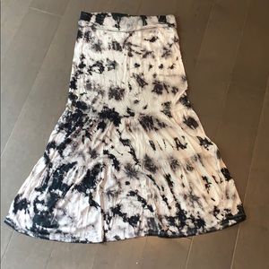 Marble long skirt